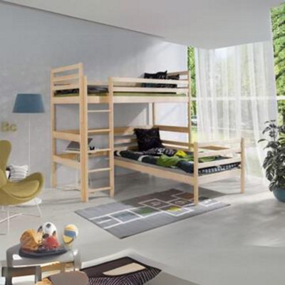 Wooden Loft Bunk Bed Double / Bedroom Furniture