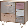 Wooden Mini Dresser Cabinet Shabby Chic Drawer Jewellery Storage Shelf Organiser