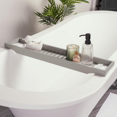 Wooden Natural Bamboo Bath Rack