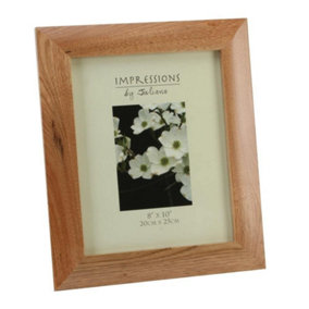Wooden Oak Finish Photo Frame 8" x 10" for gifts