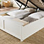 Wooden Ottoman Storage Bed, size King
