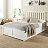 Wooden Ottoman Storage Bed, size Single