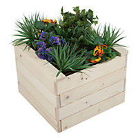 Wooden Outdoor Planter Box - Square