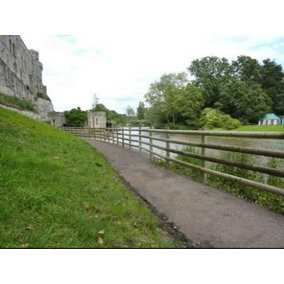 Wooden post and rail packs for a 3 rail fence fencing - 19.8m