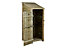 Wooden Premium Tongue & Groove Log Store (W-79cm, H-180cm, D-88cm) With door