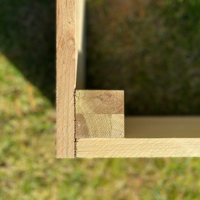 Wooden Raised Vegetable Bed (122cm x 18cm) - 3