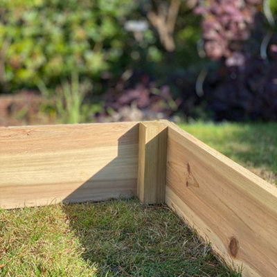 Wooden Raised Vegetable Bed (122cm x 18cm) - 4