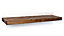 Wooden Reclaimed Floating Shelf 6" 140mm - Colour Medium Oak - Length 200cm