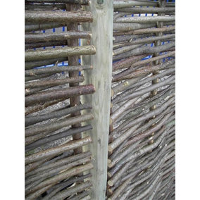 Wooden Round Fence Post 2.43m (8ft) for Fencing, Screening and Hurdles