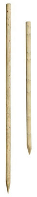 Wooden Round Fence Post 2.43m (8ft) for Fencing - 3