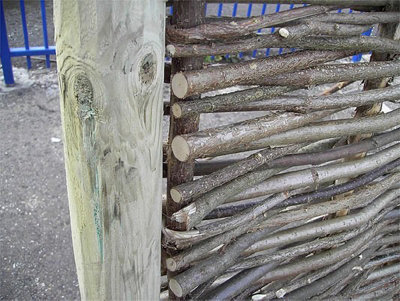 Wooden Round Fence Post 2.43m (8ft) for Fencing - 4