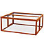 Wooden Run/Hutch for Rabbit Guinea Pig Chicken Duck Ferret Puppy Pet Enclosure with Roof
