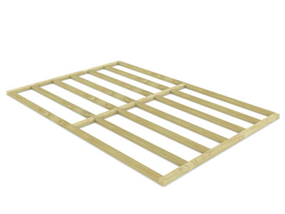 Wooden shed bases 12x8 (W-354cm x D-241cm), made of 38mm x 63mm