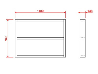 Wooden shed bases 4x3 (W-118cm x D-94cm)