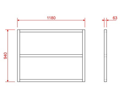 Wooden shed bases 4x3 (W-118cm x D-94cm)