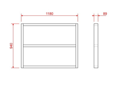 Wooden shed bases 4x3 (W-118cm x D-94cm)