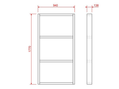 Wooden shed bases 6x3 (W-177cm x D-94cm)