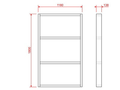 Wooden shed bases 6x4 (W-180cm x D-118cm)