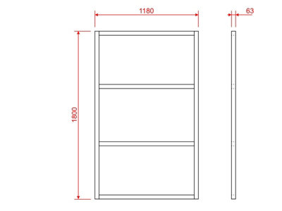 Wooden shed bases 6x4 (W-180cm x D-118cm)