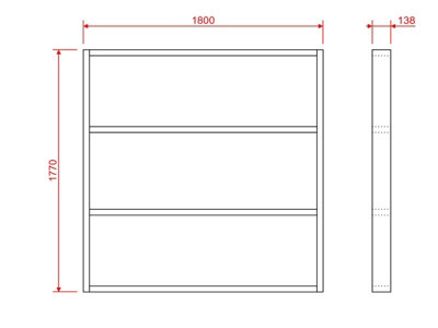 Wooden shed bases 6x6 (W-180cm x D-177cm)