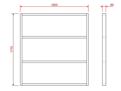 Wooden shed bases 6x6 (W-180cm x D-177cm)