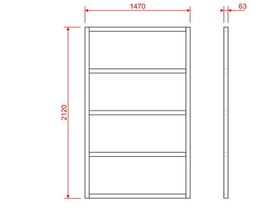 Wooden shed bases 7x5 (W-212cm x D-147cm)