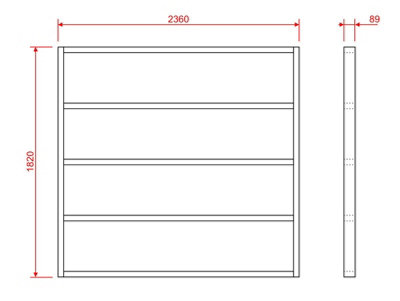 Wooden shed bases 8x6 (W-236cm x D-182cm)