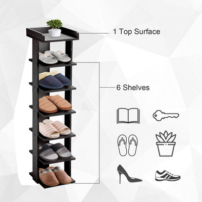 Wooden Shoes Rack - 7