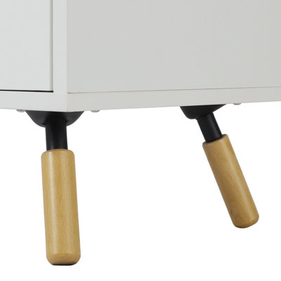 Wooden Side Cabinet with 2 Drawers 48 x 40 x 54cm - 6