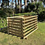 Wooden Slatted Garden Composter (65cm x 120cm)