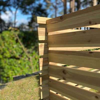 Wooden Slatted Garden Composter (65cm x 120cm) - 4