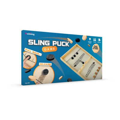 Wooden Sling Puck Game by Winning - 4
