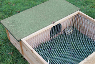Wooden Small Pet House for Tortoise/Guinea Pig Hide Shelter with Run
