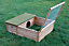 Wooden Small Pet House for Tortoise/Guinea Pig Hide Shelter with Run