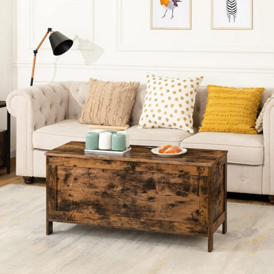 Antique Pine Blanket Box / Toy Chest / Log Box / Trunk