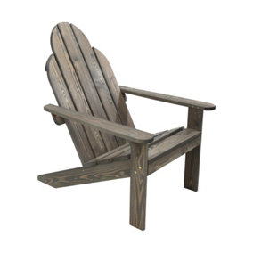 Wooden Sun Lounger Adirondack Chair Outdoor Garden Furniture & Leisure Patio Reclining Armchair