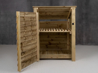 Wooden tool store (roof sloping back) - 6