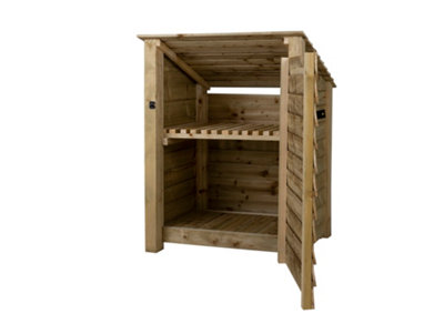 Wooden tool store (roof sloping back) - 8