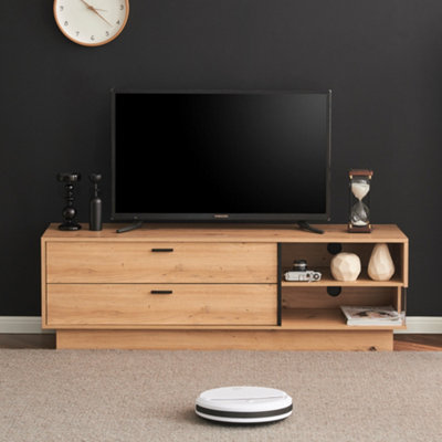 Wooden TV Furniture Stand TV Cabinet Unit Console Table with Drawers for 60 Inch TV