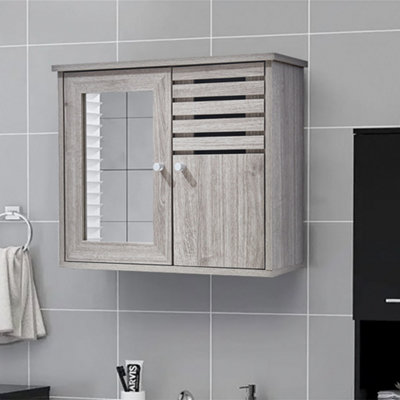 Wooden Waterproof Wall-Mounted Bathroom Cabinet 600 x 492 mm