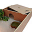 Wooden XXL Tortoise Table / Small Pet Reptile House with Run 48"
