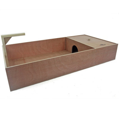 Wooden XXL Tortoise Table / Small Pet Reptile House with Run 48" - 3