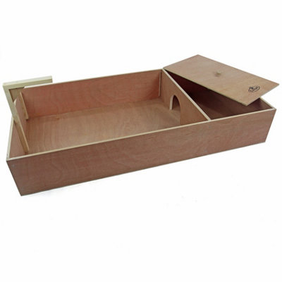 Wooden XXL Tortoise Table / Small Pet Reptile House with Run 48" - 9