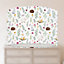 Woodland Animal and Flower Ceiling Lampshade, 30cm x 21cm