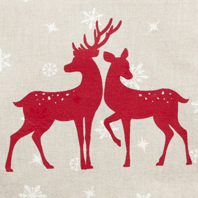 Woodland Deer Dining Table Decoration Table Runner Tablecloth - 4