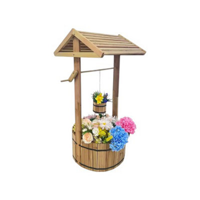 Woodland Verica Wishing Well Planter Garden