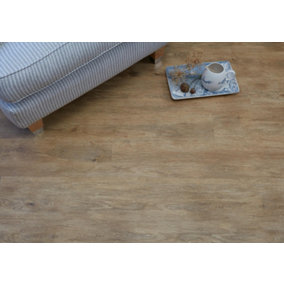 Woodlandia Oak Natural Timber Effect 184mm x 1219mm LVT Flooring Planks (Pack of 16 w/ Coverage of 3.60m2)