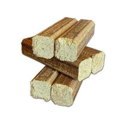 Woodlet Ready to Burn Firepit Pizza Oven Stove Eco Fuel Log Sawdust Briquettes 1 x 6 Pack - 3