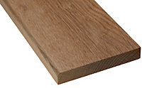 WOODLINE Prime Oak Hardwood Skirting & Architrave 120mm x 19mm x 2400mm - Unfinished