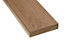WOODLINE Prime Oak Hardwood Skirting & Architrave 90mm x 19mm x 2400mm - Unfinished (5 PACK)